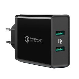 2xUSB-A 36W QC3.0...