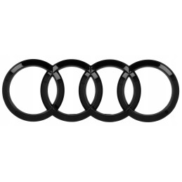 Emblem hinten schwarz Audi...