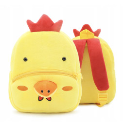 Kinder 3D Plüsch-Rucksack Huhn