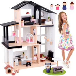 Modernes Puppenhaus aus...