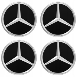 Kappen MERCEDES 75 mm Schwarz