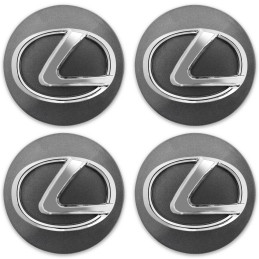 LEXUS 62 mm Kappen Graphit