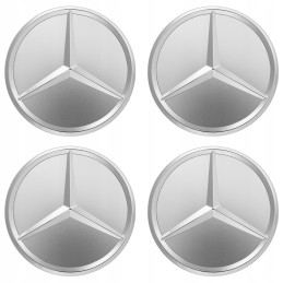 Kappen MERCEDES 75 mm Silber