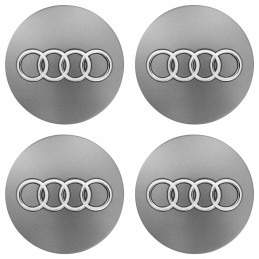 Abdeckkappen AUDI 60 mm grau