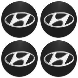 Kappen Hyundai 60 mm Schwarz
