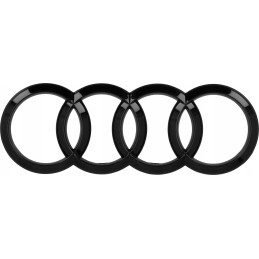 Emblem hinten schwarz Audi...