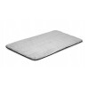 Weicher Kaninchen Antirutsch-Teppich 120x160 cm Farbe Hellgrau